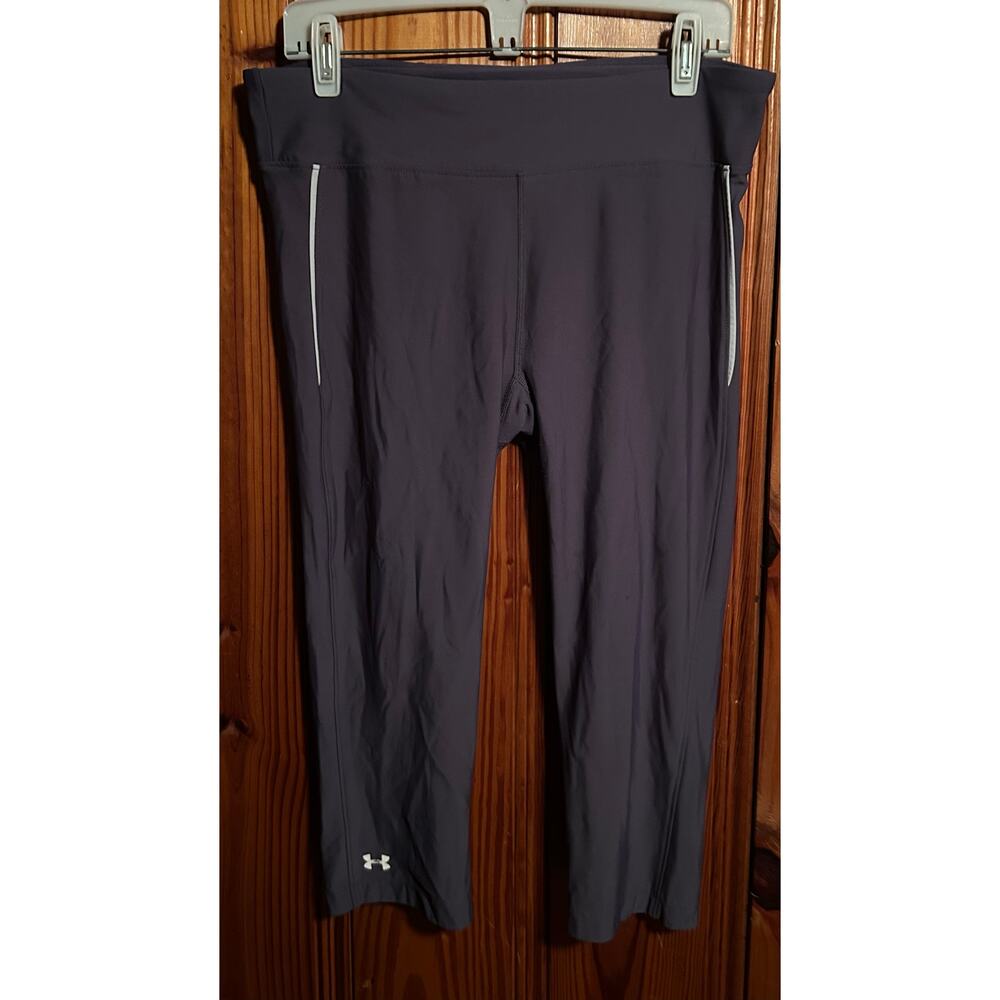 Under Armour women’s gray compression cropped leggings size large